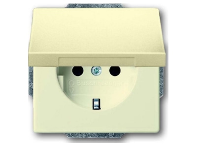 Produktbild Busch Jaeger 20 EUK 82 Steckdosen Einsatz sva ews 2P E16A m Klappdeck 