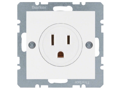 Product image 1 Berker 41661909 Socket outlet  receptacle  NEMA white
