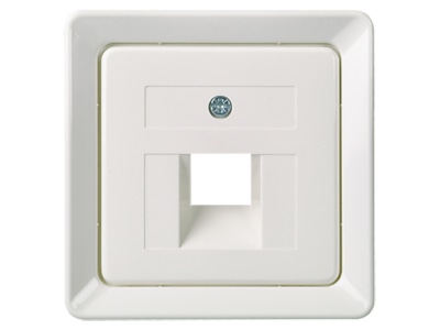 Produktbild 1 Elso 503654 Zentralplatte UAE 1xRJ45 reinweiss