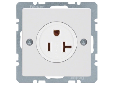 Product image 1 Berker 41686089 Socket outlet  receptacle  NEMA white

