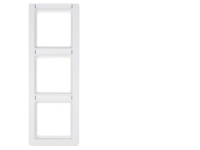 Product image 1 Berker 10136019 Frame 3 gang white
