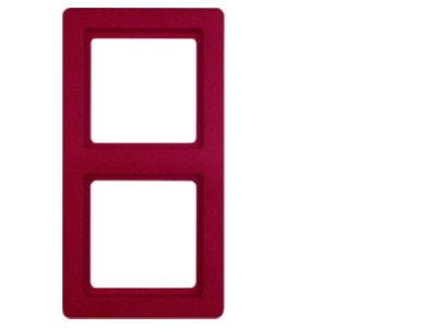 Product image 2 Berker 10126062 Frame 2 gang red