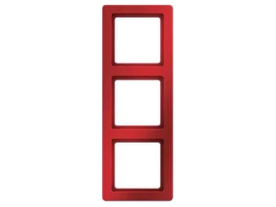 Product image 1 Berker 10136062 Frame 3 gang red
