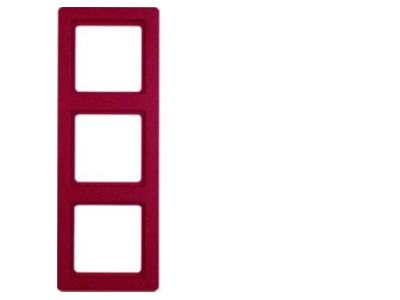 Product image 2 Berker 10136062 Frame 3 gang red