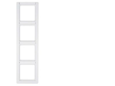 Product image 2 Berker 10146019 Frame 4 gang white