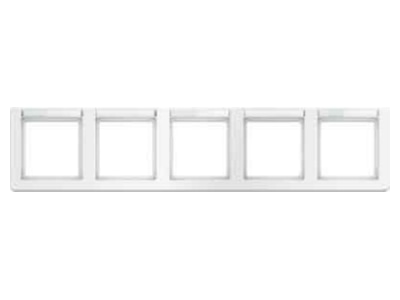 Product image 2 Berker 10256019 Frame 5 gang white