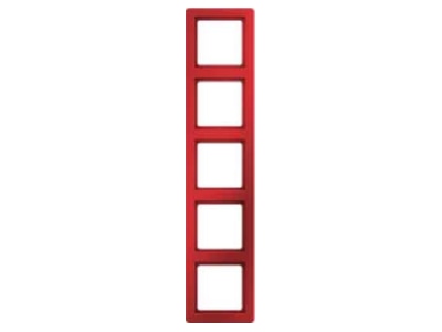 Product image 1 Berker 10156062 Frame 5 gang red
