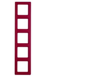 Product image 2 Berker 10156062 Frame 5 gang red