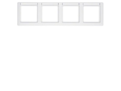Product image 2 Berker 10246019 Frame 4 gang white