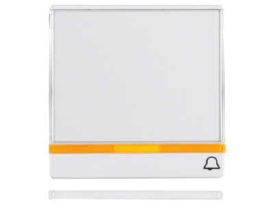 Product image 2 Berker 16966079 Cover plate for switch push button white