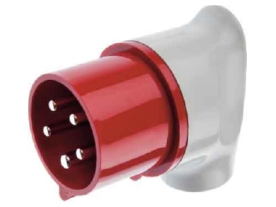 Product image 1 Berker 578201 CEE plug 32A 5p 6h 400 V  50 60 Hz  red
