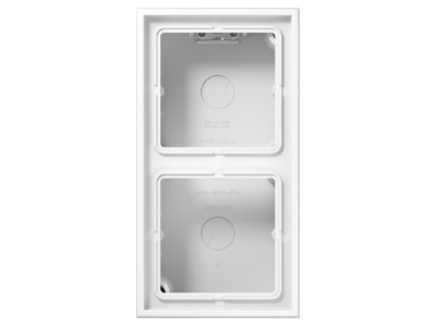 Product image Jung LS 582 A WW Surface mounted housing 2 gang white
