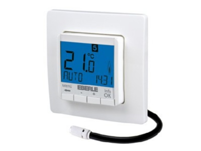 Product image Eberle FIT 3 F   blau Room clock thermostat
