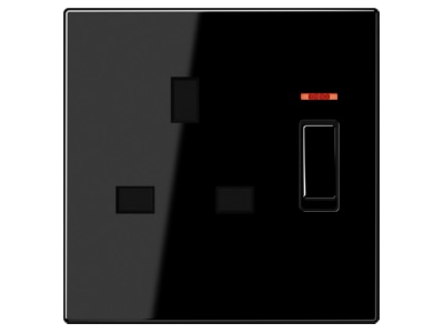 Produktbild Jung LS 3171 KO SW Abschaltbare Steckdose sw 13A 250V 2 pol u E