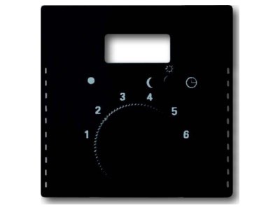 Product image Busch Jaeger 1795 TA 885 Cover plate for switch black
