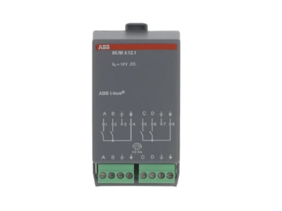 Product image ABB BE M 4 12 1 Binary input module potential free for room controller basic unit 8 fold RC A 8 2 
