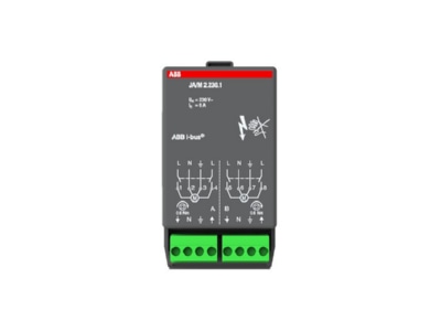 Product image ABB JA M 2 230 1 EIB  KNX sunblind shutter actuator 2 ch 
