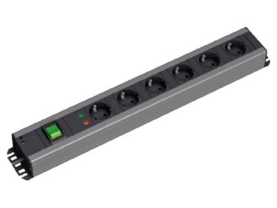 Produktbild 2 Bachmann 300 011 Handwerkerleiste 6 fach UeSS m Schalter 2m Zu