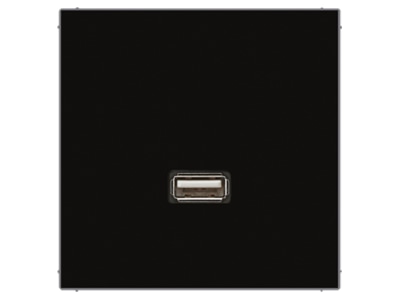 Produktbild Jung MA LS 1122 SW Multimedia Anschluss sw USB m Tragring