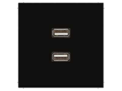 Produktbild Jung MA LS 1153 SW Multimedia Anschluss sw 2 x USB m Tragring