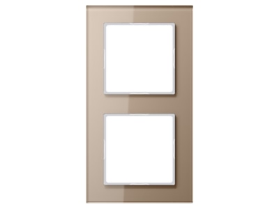 Produktbild Jung AC 582 GL CH Glasrahmen 2fach champ waage  senkrecht