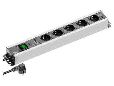 Produktbild 2 Bachmann 300 030 Handwerkerleiste 5f  mit USB Charger