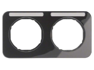 Product image 1 Berker 10122135 Frame 2 gang black
