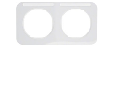 Product image 2 Berker 10122179 Frame 2 gang white