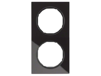 Product image 1 Berker 10122216 Frame 2 gang black
