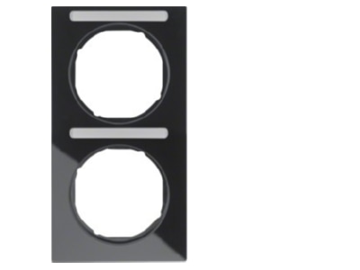 Product image 2 Berker 10122225 Frame 2 gang black