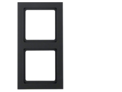 Product image 1 Berker 10126096 Frame 2 gang anthracite
