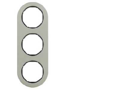 Product image 1 Berker 10132004 Frame 3 gang stainless steel
