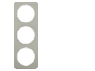 Product image 1 Berker 10132114 Frame 3 gang stainless steel
