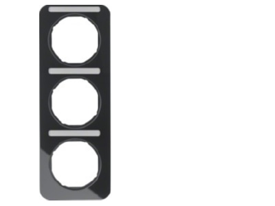 Product image 1 Berker 10132125 Frame 3 gang black
