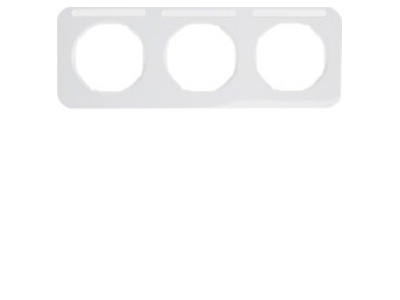 Product image 1 Berker 10132179 Frame 3 gang white
