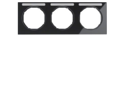 Product image 2 Berker 10132235 Frame 3 gang black