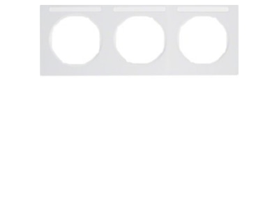 Product image 1 Berker 10132279 Frame 3 gang white
