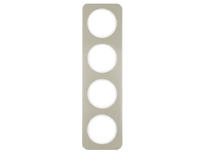 Product image 1 Berker 10142114 Frame 4 gang stainless steel
