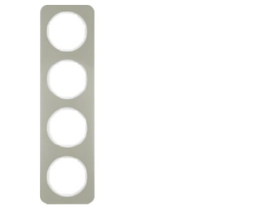 Product image 2 Berker 10142114 Frame 4 gang stainless steel