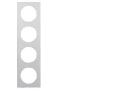 Product image 1 Berker 10142274 Frame 4 gang white
