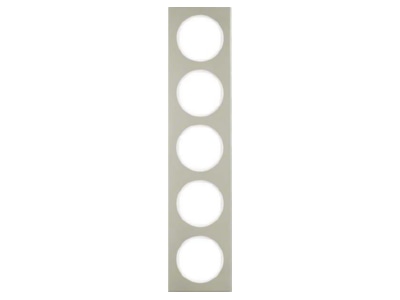 Product image 1 Berker 10152214 Frame 5 gang stainless steel
