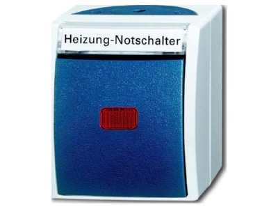 Produktbild Busch Jaeger 2601 6 SKWNH 53 Heiz Notschalter AP  m Namensschild