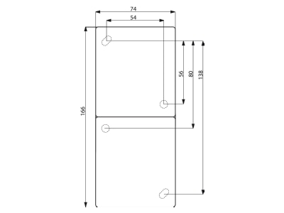 Mazeichnung 2 Busch Jaeger 20 2 EW 54 Schuko Steckdose 2f  mit Klappdeckel