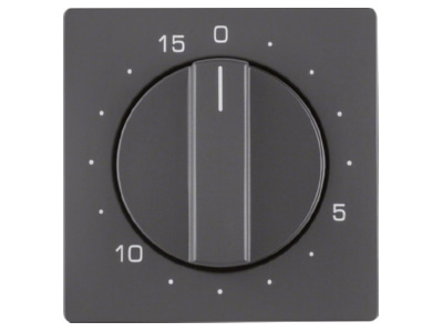 Product image 2 Berker 16326086 Cover plate for time switch anthracite