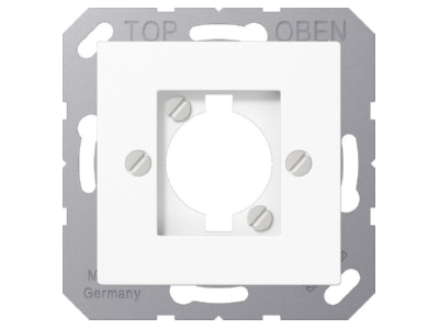 Produktbild Jung A 568 1 BF WW Abdeckung f  XLR Steckdose alpinweiss