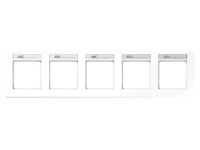 Product image Jung AC 5850 BFNA WW Frame 5 gang white
