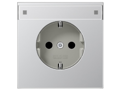 Produktbild Jung AL1520 KI NA SCHUKO Steckdose aluminium