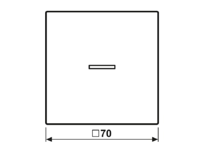 Mazeichnung Jung ES 2990 KO5 KP Wippe gepraegtes Symbol Klingel edelstahl