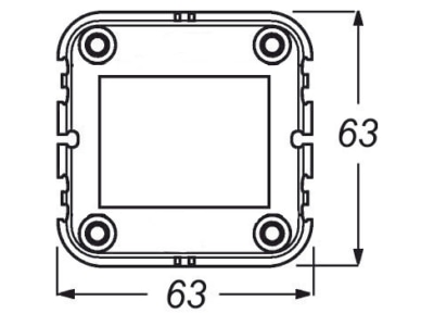 Mazeichnung Busch Jaeger 6456 101 Busch Timer Bedienelement Standard