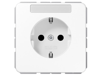 Produktbild Jung CD 1520 BFNA WW SCHUKO Steckdose 16A 250V mit Schriftfeld